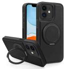 For iPhone 11 Yashi 360 Degree Rotating MagSafe Bracket Phone Case(Black) - 1