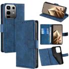 For Infinix Note 50 4G Skin Feel Crocodile Magnetic Clasp Leather Phone Case(Blue) - 1