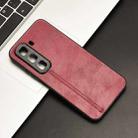 For Infinix Hot 50 5G Cow Pattern Sewing Card Bag Phone Case(Red) - 2