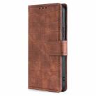 For Motorola Moto G Stylus 5G 2024 Skin Feel Crocodile Magnetic Clasp Leather Phone Case(Brown) - 2