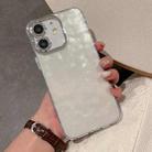 For iPhone 12 Ripple Glitter PC Hybrid TPU Phone Case(Transparent) - 1