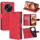 For OPPO Find X8 Ultra 5G Skin Feel Crocodile Magnetic Clasp Leather Phone Case(Red) - 1