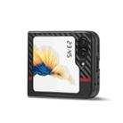 For Samsung Galaxy Z Flip7 5G LC.IMEEKE 3 in 1 Carbon Fiber Texture Shockproof Phone Case(Black) - 2