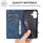 For iPhone 16 Plus LC.IMEEKE Strong Magnetism Microfiber Leather Phone Case(Blue) - 3