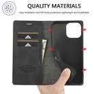 For iPhone 16 Pro LC.IMEEKE Strong Magnetism Microfiber Leather Phone Case(Black) - 3