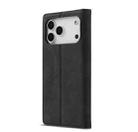 For iPhone 17 Pro Max LC.IMEEKE Strong Magnetism Microfiber Leather Phone Case(Black) - 3