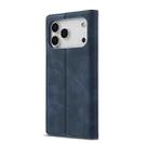 For iPhone 17 Pro Max LC.IMEEKE Strong Magnetism Microfiber Leather Phone Case(Blue) - 3