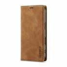For iPhone 17 LC.IMEEKE Strong Magnetism Microfiber Leather Phone Case(Brown) - 2