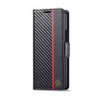 For Samsung Galaxy Z Fold7 5G LC.IMEEKE Carbon Fiber Leather Phone Case(Vertical Black) - 2