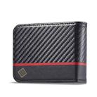For Samsung Galaxy Z Flip7 5G LC.IMEEKE Carbon Fiber Leather Phone Case(Vertical Black) - 2