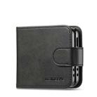 For Samsung Galaxy Z Flip7 5G LC.IMEEKE Calf Texture Leather Phone Case(Black) - 2