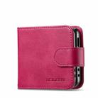 For Samsung Galaxy Z Flip7 5G LC.IMEEKE Calf Texture Leather Phone Case(Red) - 2