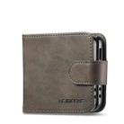 For Samsung Galaxy Z Flip7 5G LC.IMEEKE Calf Texture Leather Phone Case(Grey) - 2