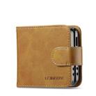For Samsung Galaxy Z Flip7 5G LC.IMEEKE Calf Texture Leather Phone Case(Brown) - 2