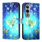 For OnePlus Nord CE4 3D Painting Horizontal Flip Leather Phone Case(Golden Butterfly) - 1