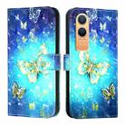 For OnePlus Nord CE4 Lite 3D Painting Horizontal Flip Leather Phone Case(Golden Butterfly) - 2