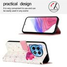 For OnePlus 12 5G Global 3D Painting Horizontal Flip Leather Phone Case(Flower) - 3