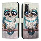 For OnePlus Ace 5 Ultra 3D Painting Horizontal Flip Leather Phone Case(Grey Owl) - 2