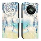 For Realme 12 5G Global 3D Painting Horizontal Flip Leather Phone Case(Dream Wind Chimes) - 1