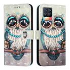 For Realme 8 4G / 8 Pro 4G 3D Painting Horizontal Flip Leather Phone Case(Grey Owl) - 2