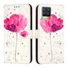 For Realme 8 4G / 8 Pro 4G 3D Painting Horizontal Flip Leather Phone Case(Flower) - 2