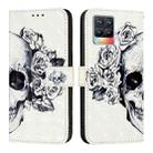 For Realme 8 4G / 8 Pro 4G 3D Painting Horizontal Flip Leather Phone Case(Skull) - 2