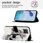 For Realme 8 4G / 8 Pro 4G 3D Painting Horizontal Flip Leather Phone Case(Skull) - 3