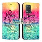 For Realme 8 5G /  9 5G India / V13 5G 3D Painting Horizontal Flip Leather Phone Case(Chasing Dreams) - 2