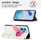 For Realme 9 4G Global / 9 Pro+ / Narzo 50 Pro 3D Painting Horizontal Flip Leather Phone Case(Flower) - 3