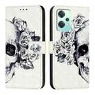 For Realme 9 5G EU / 9 Pro 5G Global 3D Painting Horizontal Flip Leather Phone Case(Skull) - 2