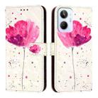 For Realme 10 4G Global 3D Painting Horizontal Flip Leather Phone Case(Flower) - 2