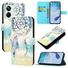 For Realme 10 Pro 5G 3D Painting Horizontal Flip Leather Phone Case(Dream Wind Chimes) - 1