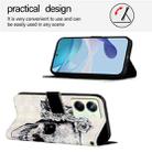 For Realme 10 Pro 5G 3D Painting Horizontal Flip Leather Phone Case(Skull) - 3