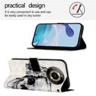 For Realme 11 4G Global 3D Painting Horizontal Flip Leather Phone Case(Skull) - 3