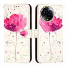 For Realme 11 5G Global / 11x 5G 3D Painting Horizontal Flip Leather Phone Case(Flower) - 2