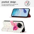 For Realme 11 5G Global / 11x 5G 3D Painting Horizontal Flip Leather Phone Case(Flower) - 3