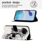 For Realme 11 5G Global / 11x 5G 3D Painting Horizontal Flip Leather Phone Case(Skull) - 3