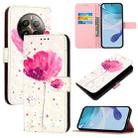 For Realme 12 Pro / Realme 12 Pro+ 3D Painting Horizontal Flip Leather Phone Case(Flower) - 1