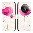 For Realme 12 Pro / Realme 12 Pro+ 3D Painting Horizontal Flip Leather Phone Case(Flower) - 2