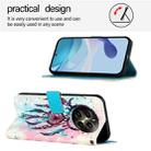 For Realme 12+ / Narzo 70 Pro 5G India 3D Painting Horizontal Flip Leather Phone Case(Color Drop Wind Chimes) - 3