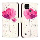 For Realme C20 / C11 2021 / C21 3D Painting Horizontal Flip Leather Phone Case(Flower) - 2