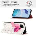 For Realme C20 / C11 2021 / C21 3D Painting Horizontal Flip Leather Phone Case(Flower) - 3