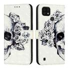 For Realme C20 / C11 2021 / C21 3D Painting Horizontal Flip Leather Phone Case(Skull) - 2