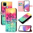 For Realme C21Y 3D Painting Horizontal Flip Leather Phone Case(Chasing Dreams) - 1