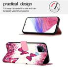 For Realme C21Y 3D Painting Horizontal Flip Leather Phone Case(Rose Butterfly) - 3