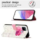 For Realme C21Y 3D Painting Horizontal Flip Leather Phone Case(Flower) - 3