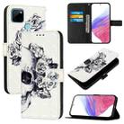 For Realme C21Y 3D Painting Horizontal Flip Leather Phone Case(Skull) - 1
