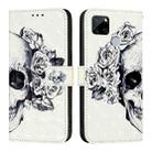 For Realme C25 / C25s / C15 / C12 / 7i Global 3D Painting Horizontal Flip Leather Phone Case(Skull) - 2