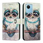 For Realme C30 4G / Narzo 50i Prime / C30s 3D Painting Horizontal Flip Leather Phone Case(Grey Owl) - 2