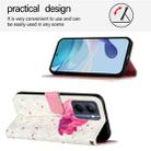 For Realme C33 2022 / C33 2023 Global 3D Painting Horizontal Flip Leather Phone Case(Flower) - 3